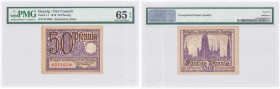 COLLECTION Polish Banknotes - Gdansk (Danzig)
POLSKA / POLAND / POLEN / POLOGNE / POLSKO / ZLOTE / ZLOTYCH

Gdańsk - Notgeld. 50 fenigów 1919 PMG 6...