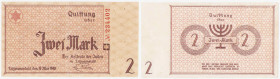 COLLECTION Polish Banknotes - Ghetto Litzmannstadt 1940
POLSKA / POLAND / POLEN / POLOGNE / POLSKO / ZLOTE / ZLOTYCH

Litzmannstadt Ghetto. 2 marki...
