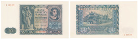 COLLECTION Polish Banknotes 1940 - 1948
POLSKA / POLAND / POLEN / POLOGNE / POLSKO / ZLOTE / ZLOTYCH

50 zlotych 1941 seria C 

Lekko pofalowany ...