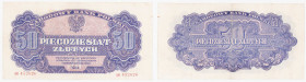 COLLECTION Polish Banknotes 1940 - 1948
POLSKA / POLAND / POLEN / POLOGNE / POLSKO / ZLOTE / ZLOTYCH

50 zlotych 1944 seria AB – OBOWIĄZKOWYM 

R...