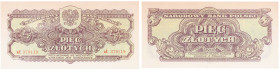 COLLECTION Polish Banknotes 1940 - 1948
POLSKA / POLAND / POLEN / POLOGNE / POLSKO / ZLOTE / ZLOTYCH

5 zlotych 1944 seria aE w klauzuli – OBOWIĄZK...
