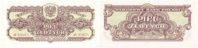 COLLECTION Polish Banknotes 1940 - 1948
POLSKA / POLAND / POLEN / POLOGNE / POLSKO / ZLOTE / ZLOTYCH

5 zlotych 1944 seria aE – OBOWIĄZKOWE 

Zła...