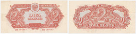 COLLECTION Polish Banknotes 1940 - 1948
POLSKA / POLAND / POLEN / POLOGNE / POLSKO / ZLOTE / ZLOTYCH

2 zlote 1944 seria BM – OBOWIĄZKOWYM 

Obie...