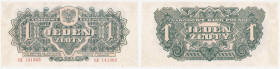 COLLECTION Polish Banknotes 1940 - 1948
POLSKA / POLAND / POLEN / POLOGNE / POLSKO / ZLOTE / ZLOTYCH

1 zloty 1944 seria CX – OBOWIĄZKOWYM 

Lekk...