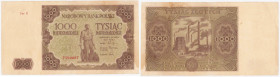 COLLECTION Polish Banknotes 1940 - 1948
POLSKA / POLAND / POLEN / POLOGNE / POLSKO / ZLOTE / ZLOTYCH

1.000 zlotych 1947 seria G 

Rzadszy bankno...