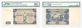 COLLECTION Polish Banknotes 1940 - 1948
POLSKA / POLAND / POLEN / POLOGNE / POLSKO / ZLOTE / ZLOTYCH

500 zlotych 1947 seria P, PMG 55 EPQ - RARE ...