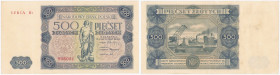 COLLECTION Polish Banknotes 1940 - 1948
POLSKA / POLAND / POLEN / POLOGNE / POLSKO / ZLOTE / ZLOTYCH

500 zlotych 1947 seria R2 - RARITY R4 

Obi...