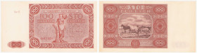 COLLECTION Polish Banknotes 1940 - 1948
POLSKA / POLAND / POLEN / POLOGNE / POLSKO / ZLOTE / ZLOTYCH

100 zlotych 1947 seria G 

Kilka załamań w ...