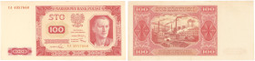COLLECTION Polish Banknotes 1940 - 1948
POLSKA / POLAND / POLEN / POLOGNE / POLSKO / ZLOTE / ZLOTYCH

100 zlotych 1948 seria CA 

Naturalny, obie...