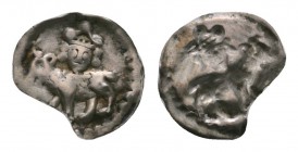 Bern O.J 1 Pfennig in Silber 0,3g nach 1224 selten, min Ausbruch sehr schön