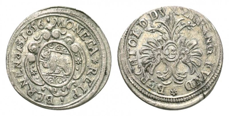 Bern 1656 20 Kreuzer Silber 5,1g HMZ 2-1*94a VARIANTE MONETA vorzüglich selten