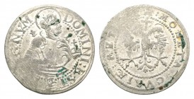 Stadt Chr O.J Dicken in Silber 7.6g 17 Jahrhundert HMZ 2-487a selten sehr schön bis vorzüglich