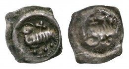 St.Gallen O.J 1 Pfennig 14 J.h in Silber 0.38g HMZ 1-478 sehr schön bis vorzüglich