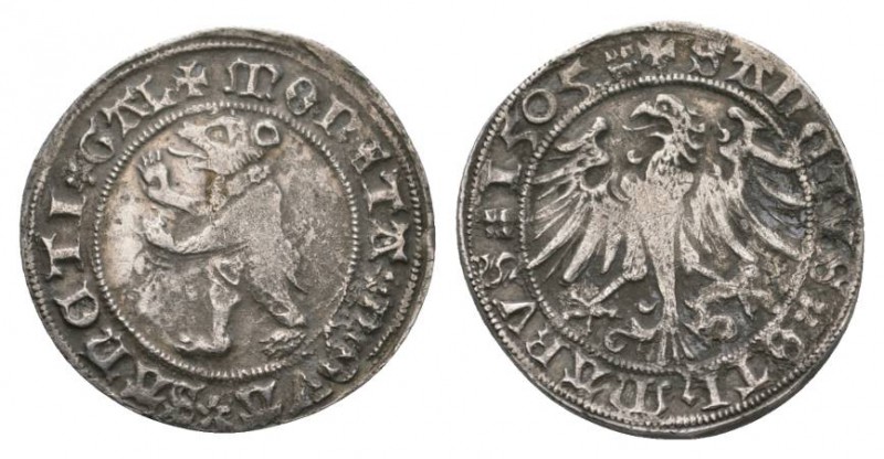 St.Gallen 1505 Dicken in Silber 9.5g sehr selten, HMZ 2-887c sehr schön