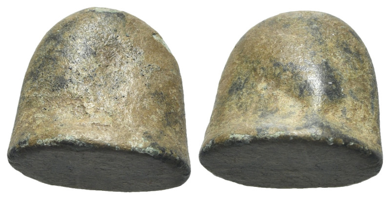 Sicily, Akragas, c. 440-430 BC. Cast Æ Trias or Tetronkion (17.5mm, 14.78g). Eag...
