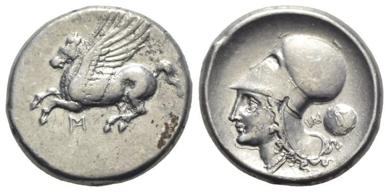 Akarnania, Metropolis, c. 300-250 BC. AR Stater (22mm, 8.37g, 12h). Pegasos flyi...