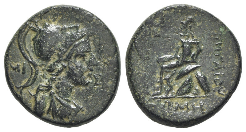 Pontos, Amisos, 61/0-59/8 BC. Æ (22mm, 7.11g, 12h). Gaius Papirius Carbo, Procon...