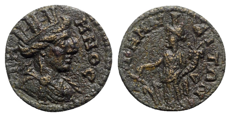 Aeolis, Temnos. Pseudo-autonomous issue, 3rd century AD. Æ (16mm, 2.85g, 6h). Tu...