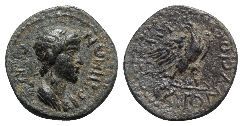 Agrippina II (Augusta, 50-59). Phrygia, Sebaste. Æ (18mm, 3.20g, 12h). Julios Di...