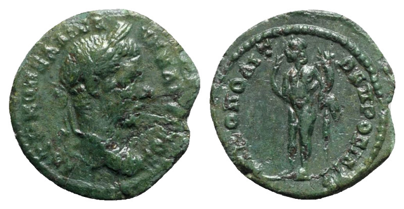 Macrinus (217-218). Mosia Inferior, Nicopolis ad Istrum. Æ (17mm, 2.60g, 6h). AV...