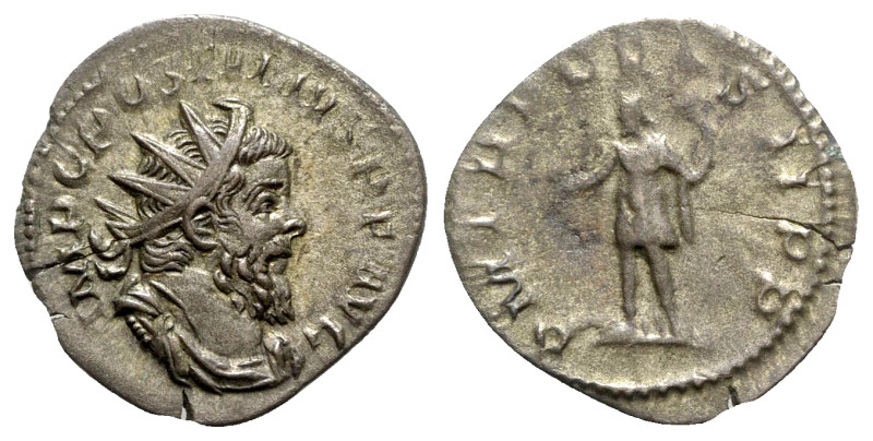 Postumus (260-269). AR Antoninianus (22mm, 2.44g, 12h). Treveri, AD 261. Radiate...