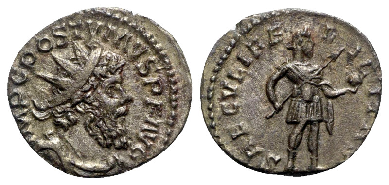 Postumus (260-269). AR Antoninianus (20mm, 2.99g, 12h). Treveri, 266-7. Radiate,...