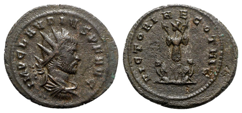 Claudius II (268-270). Radiate (22mm, 3.63g, 6h). Cyzicus. Radiate and draped bu...