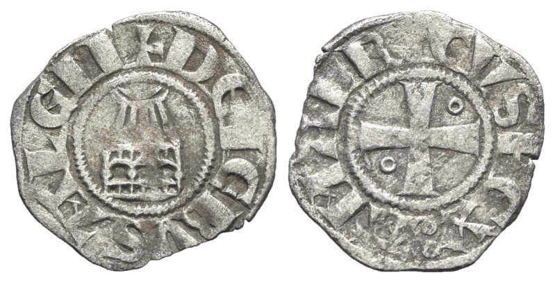 Crusaders, Latin Kingdom of Jerusalem. Amaury (1163-1174). AR Denier (17mm, 0.83...