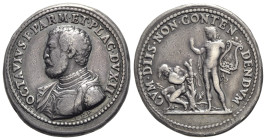 Italy, Parma. Ottavio Farnese (1521-1586). AR Medal 1547 (32mm, 20.55g, 6h).Turricchia 18; Cf. Toderi Vannel 2137. VF, Very Rare