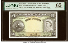 Bahamas Bahamas Government 1 Pound 1936 (ND 1954) Pick 15b PMG Gem Uncirculated 65 EPQ. HID09801242017 © 2022 Heritage Auctions | All Rights Reserved