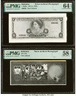 Bahamas Bahamas Government 50 Cents; 1 Dollar ND (ca. 1965) Pick Unlisted Front and Back Archival Photographs PMG Choice About Unc 58 EPQ; Choice Unci...