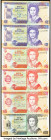 Belize Group of 12 Examples Crisp Uncirculated. HID09801242017 © 2022 Heritage Auctions | All Rights Reserved