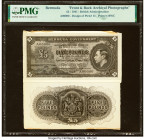 Bermuda Bermuda Government 5 Pounds 1.8.1941 Design of Pick 13 Front and Back Archival Photographs PMG Graded. HID09801242017 © 2022 Heritage Auctions...