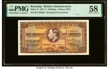 Bermuda Bermuda Government 5 Shillings 17.2.1947 Pick 14 PMG Choice About Unc 58. HID09801242017 © 2022 Heritage Auctions | All Rights Reserved