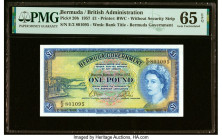 Bermuda Bermuda Government 1 Pound 1.5.1957 Pick 20b PMG Gem Uncirculated 65 EPQ. HID09801242017 © 2022 Heritage Auctions | All Rights Reserved