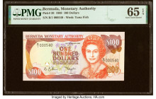 Low Serial Number 540 Bermuda Monetary Authority 100 Dollars 20.2.1989 Pick 39 PMG Gem Uncirculated 65 EPQ. HID09801242017 © 2022 Heritage Auctions | ...