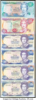 Bermuda Group of 6 Examples Crisp Uncirculated. Serial number 105 & 960 are noted on two $10 examples. HID09801242017 © 2022 Heritage Auctions | All R...