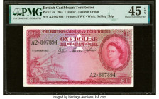 British Caribbean Territories Currency Board 1 Dollar 5.1.1953 Pick 7a PMG Choice Extremely Fine 45 EPQ. HID09801242017 © 2022 Heritage Auctions | All...