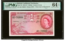 British Caribbean Territories Currency Board 1 Dollar 1.3.1954 Pick 7b PMG Choice Uncirculated 64 EPQ. HID09801242017 © 2022 Heritage Auctions | All R...