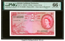 British Caribbean Territories Currency Board 1 Dollar 2.1.1961 Pick 7c PMG Gem Uncirculated 66 EPQ. HID09801242017 © 2022 Heritage Auctions | All Righ...