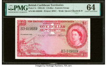 British Caribbean Territories Currency Board 1 Dollar 2.1.1958 Pick 7c PMG Choice Uncirculated 64. HID09801242017 © 2022 Heritage Auctions | All Right...