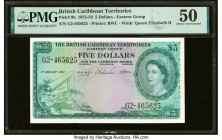 British Caribbean Territories Currency Board 5 Dollars 2.1.1957 Pick 9b PMG About Uncirculated 50. HID09801242017 © 2022 Heritage Auctions | All Right...