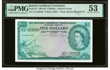 British Caribbean Territories Currency Board 5 Dollars 2.1.1964 Pick 9c PMG About Uncirculated 53. HID09801242017 © 2022 Heritage Auctions | All Right...