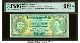 British Honduras Government of British Honduras 1 Dollar 1.6.1970 Pick 28c PMG Gem Uncirculated 66 EPQ S. HID09801242017 © 2022 Heritage Auctions | Al...