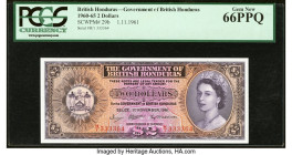 British Honduras Government of British Honduras 2 Dollars 1.11.1961 Pick 29b PCGS Gem New 66PPQ. HID09801242017 © 2022 Heritage Auctions | All Rights ...