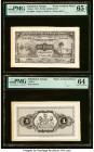 Trinidad & Tobago Government of Trinidad and Tobago 1 Dollar 1.1.1935 Design of Pick 5a Front and Back Archival Photographs PMG Choice Uncirculated 64...