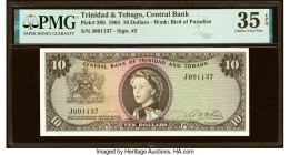 Trinidad & Tobago Central Bank of Trinidad and Tobago 10 Dollars 1964 Pick 28b PMG Choice Very Fine 35 EPQ. HID09801242017 © 2022 Heritage Auctions | ...
