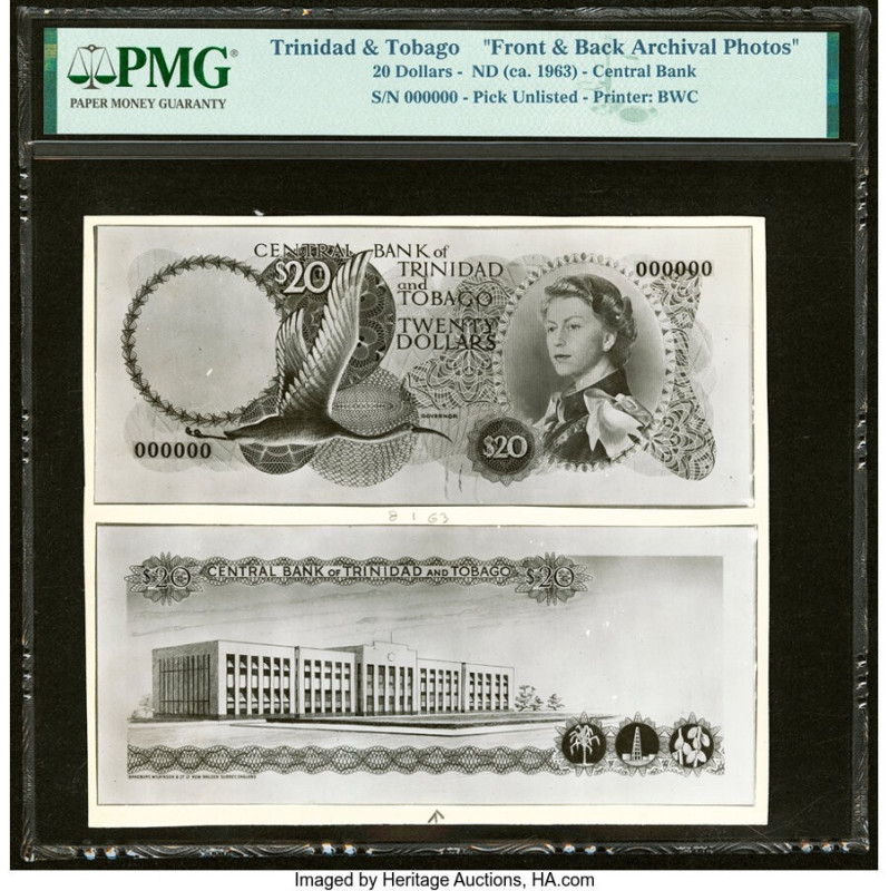 Trinidad & Tobago Central Bank of Trinidad and Tobago 20 Dollars ND (ca. 1963) P...