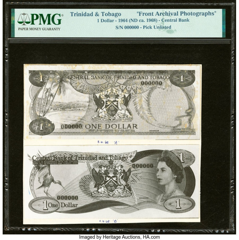 Trinidad & Tobago Central Bank of Trinidad and Tobago 1 Dollar 1964 (ca. 1968) P...