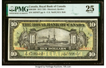 Canada Montreal, PQ- Royal Bank of Canada $10 2.1.1913 Ch.# 630-12-08 PMG Very Fine 25. Minor repairs are noted on this example. HID09801242017 © 2022...
